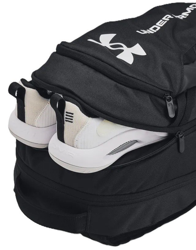 Under Armour Hustle 6.0 Backpack unisex, svart