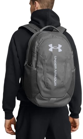 Under Armour Hustle 6.0 Backpack unisex, grå