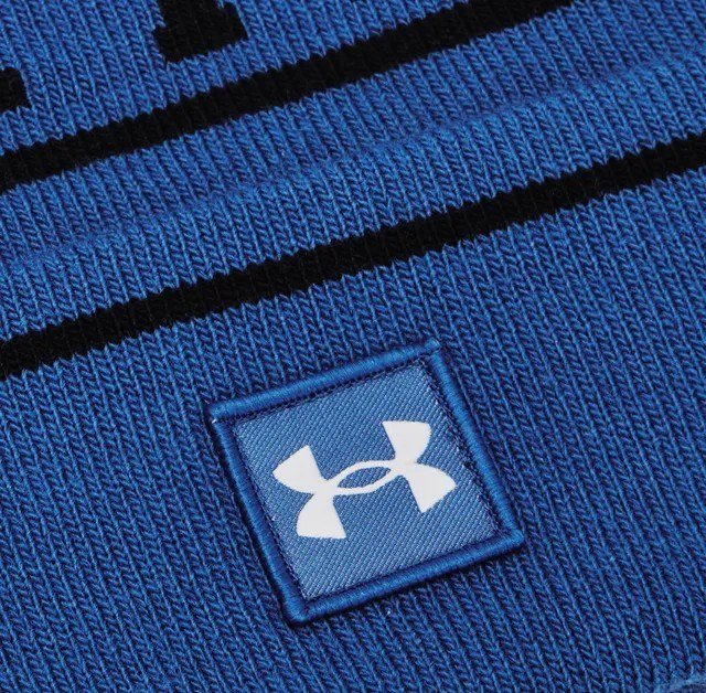 Under Armour Halftime Pom Beanie unisex vintermössa, blå