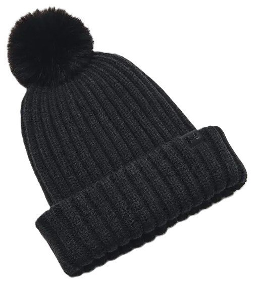 Under Armour Halftime Pom Beanie damvintermössa, svart