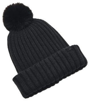 Under Armour Halftime Pom Beanie damvintermössa, svart