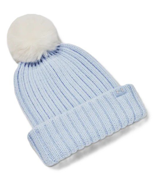 Under Armour Halftime Pom Beanie damvintermössa, blå