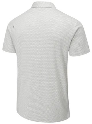 PING Halcyon Honeycomb herr polo, silver multi