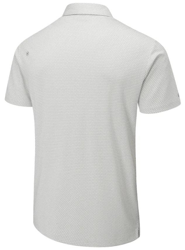 PING Halcyon Honeycomb herr polo, silver multi