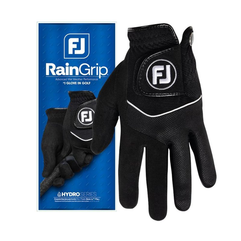 FootJoy RainGrip 24 herr golfhandske, svart