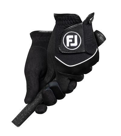 Footjoy RainGrip 24 herr golfhandskar (par), svart