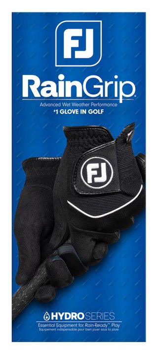 FootJoy RainGrip dam handske (1 par), svart