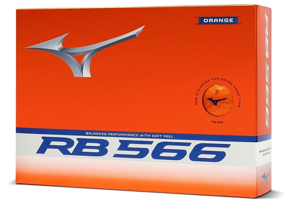Mizuno RB 566 golfbollar, orange