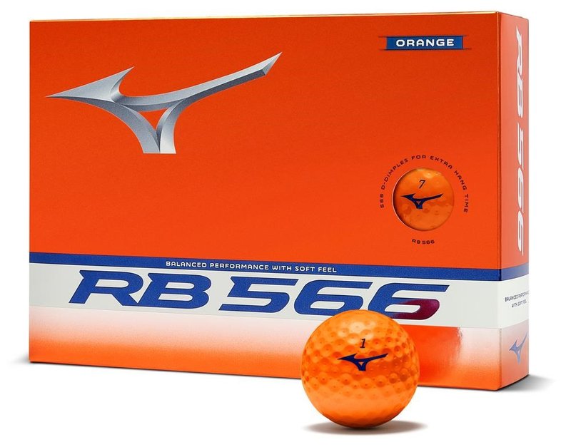 Mizuno RB 566 golfbollar, orange