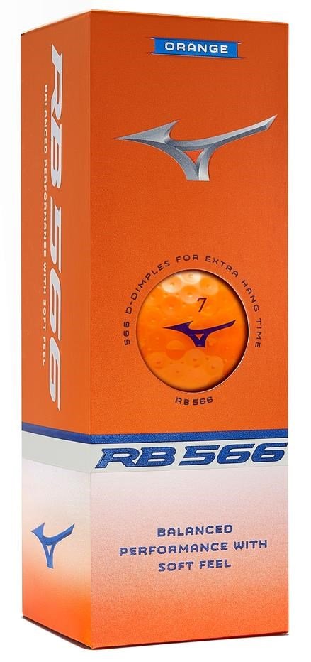 Mizuno RB 566 golfbollar, orange