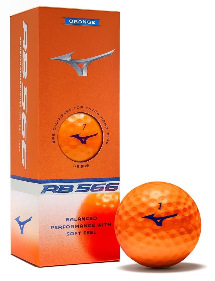 Mizuno RB 566 golfbollar, orange