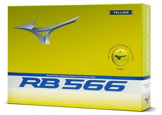 Mizuno RB 566 golfbollar, gula