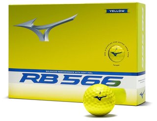 Mizuno RB 566 golfbollar, gula