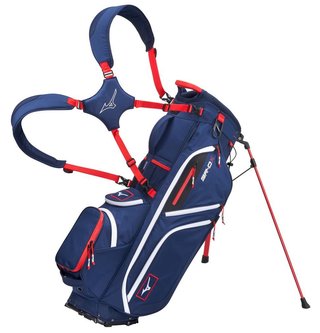 Mizuno BR-DX stand bag, navy/red