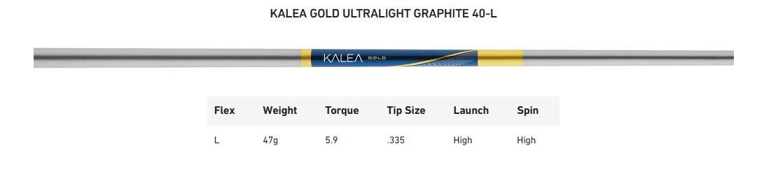 TaylorMade Kalea Gold Rescue dam hybrid