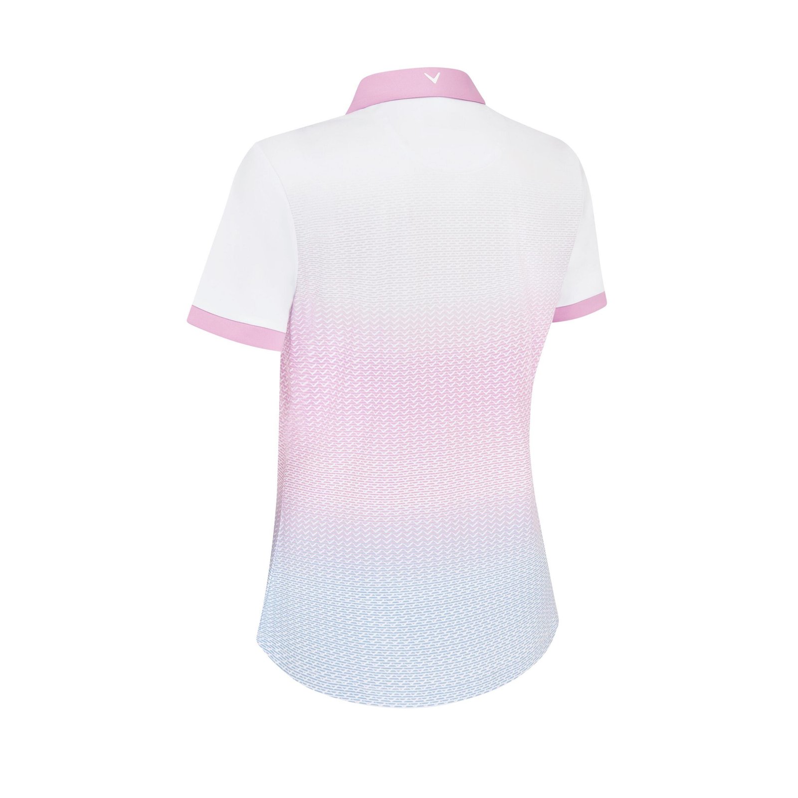Callaway Chev Gradient Short Sleeve dampolo, brilliant white