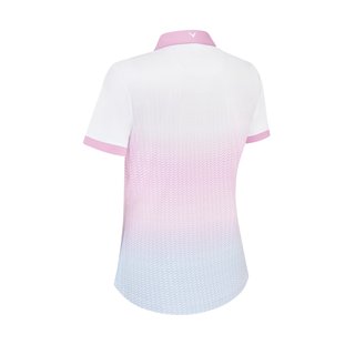 Callaway Chev Gradient Short Sleeve dampolo, brilliant white
