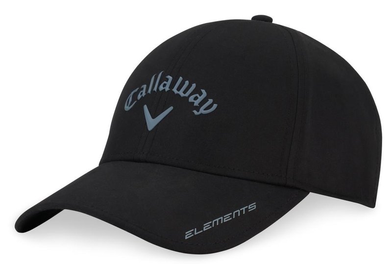 Callaway HD Rain herr golfkeps, svart