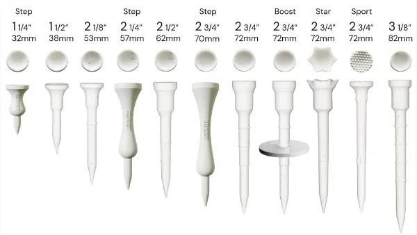 Lignum Lignum Ecoline Next Step Tee 70mm (2 3/4"), 12-pack