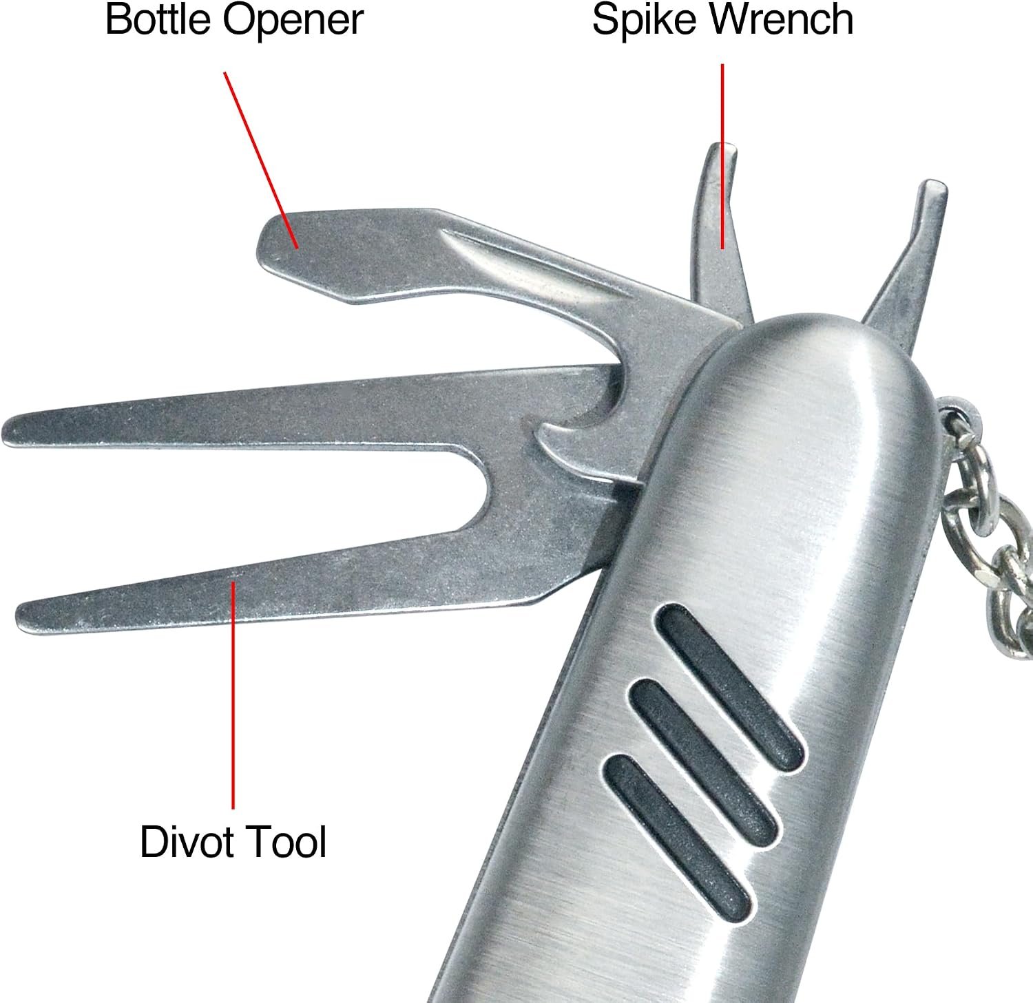 PGA Tour Multi-Tool Outil Polyvalent divotverktyg, silver