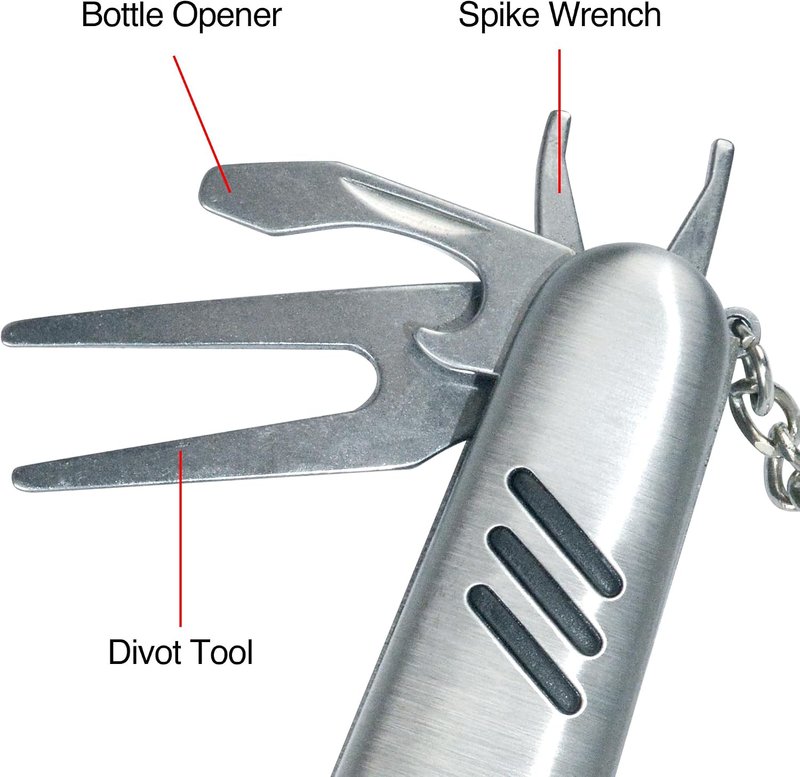 PGA Tour Multi-Tool Outil Polyvalent divotverktyg, silver