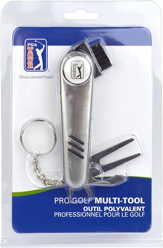 PGA Tour Multi-Tool Outil Polyvalent divotverktyg, silver