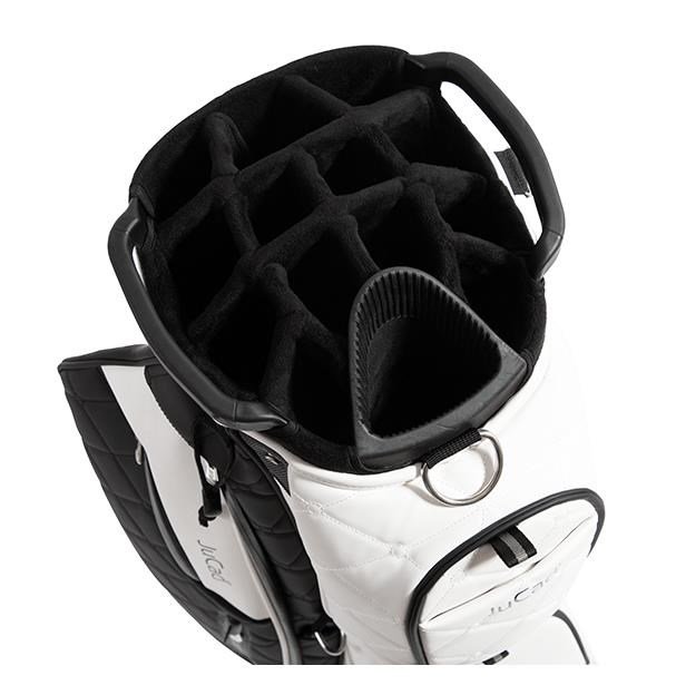 JuCad First Class cart bag, svart/vit