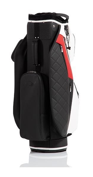 JuCad First Class cart bag, svart/röd
