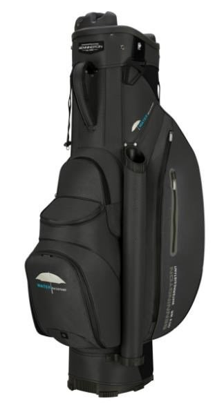 Bennington QO9 Water Resistant cart bag, svart (oversize + 2inch)