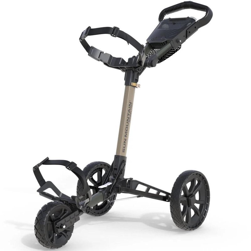 Sun Mountain Ridgeline 3 manuell golfvagn, sand/hunter