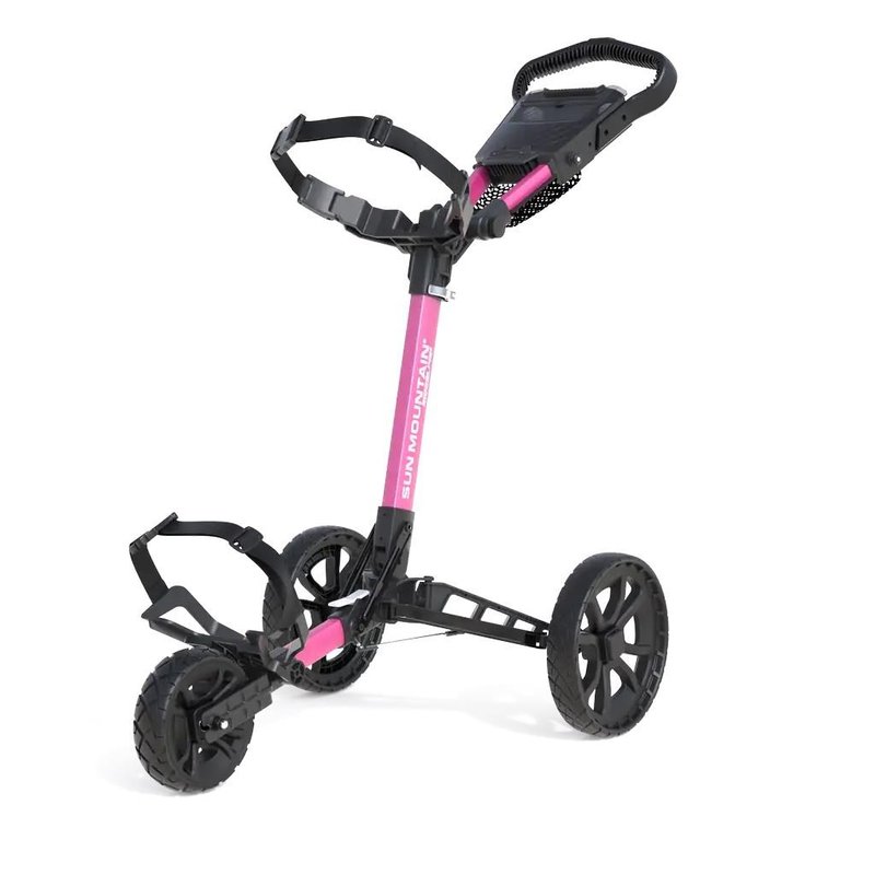 Sun Mountain Ridgeline 3 manuell golfvagn, rosa