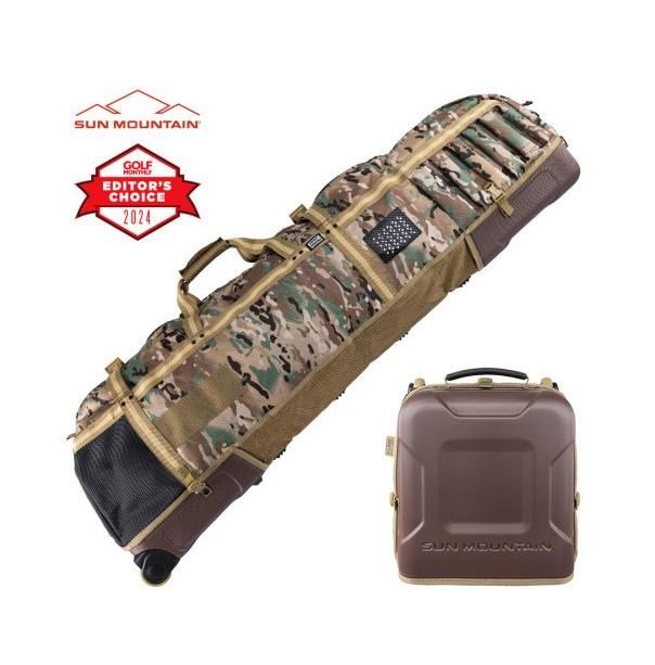 Sun Mountain Kube travel bag, java/sand/camo