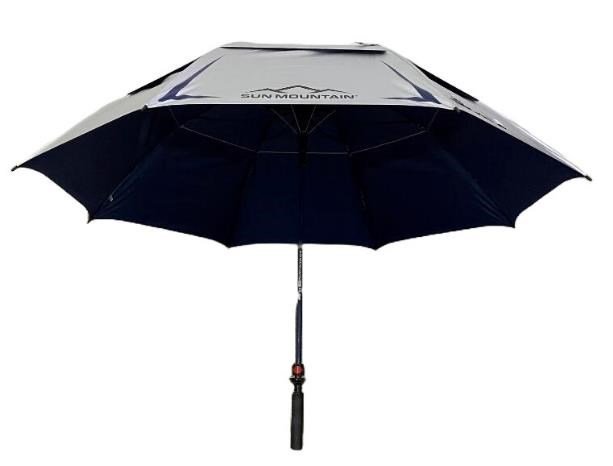 Sun Mountain H2NO Chrome UV paraply 68", marinblå