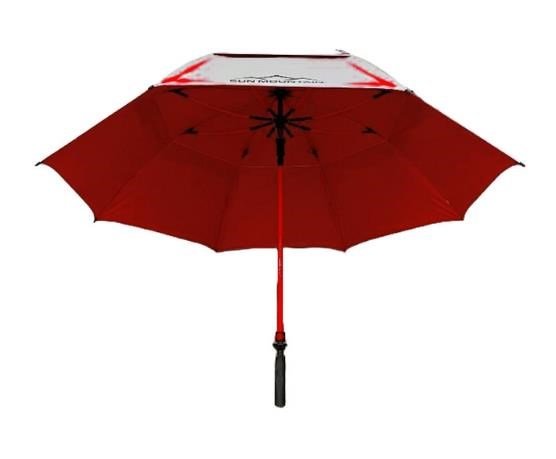 Sun Mountain H2NO Chrome UV paraply 68", röd