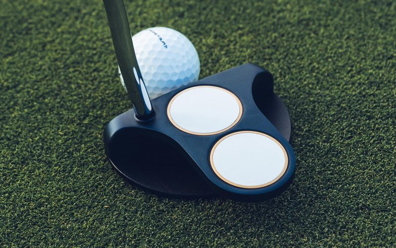 Odyssey Ai-ONE Milled 2-Ball T DB putter, stål