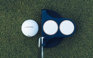 Odyssey Ai-ONE Milled 2-Ball T DB putter, stål