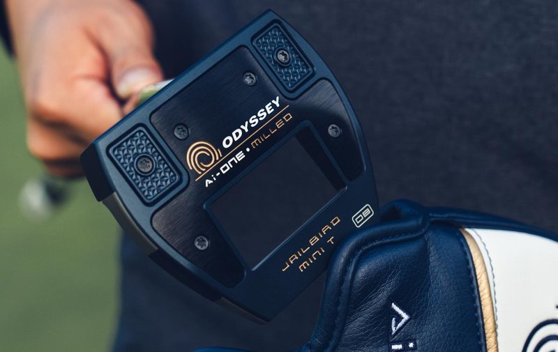 Odyssey Ai-ONE Milled Jailbird Mini T DB putter (stål)