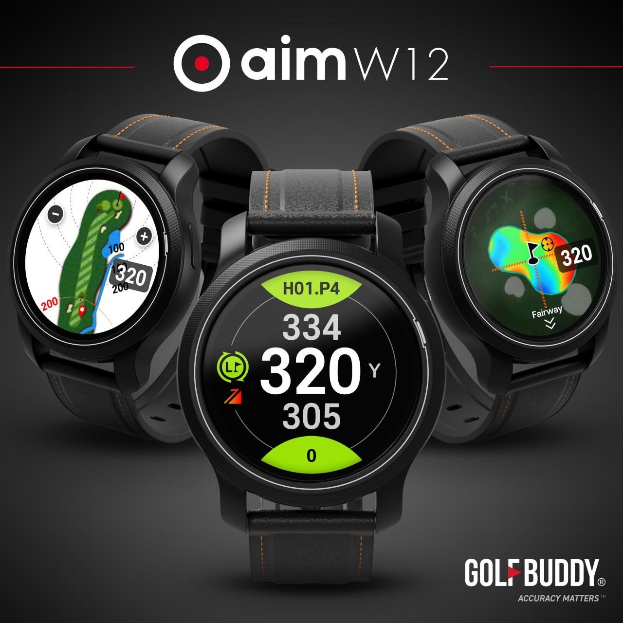 Golf Buddy aim W12 GPS golfklocka