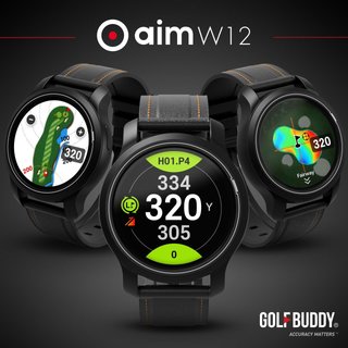 Golf Buddy aim W12 GPS golfklocka