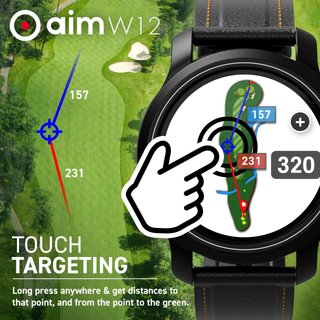 Golf Buddy aim W12 GPS golfklocka
