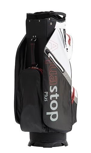 JuCad Aquastop Plus Facelift cart bag, svart/vit/röd