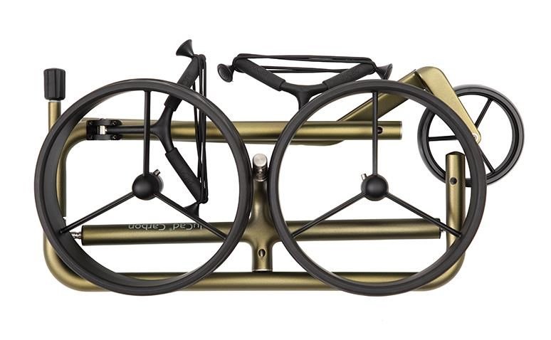 JuCad Carbon Verde Black manuell vagn, specialutgåva + bärväska JTT, carbon