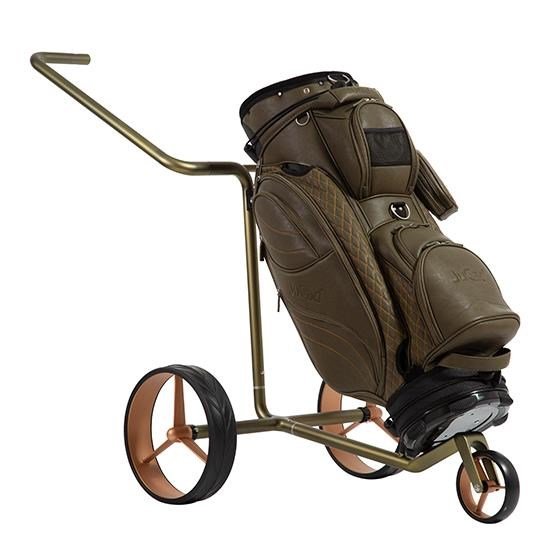 JuCad Carbon Verde Rosé manuell vagn, specialutgåva + bärbag JTT