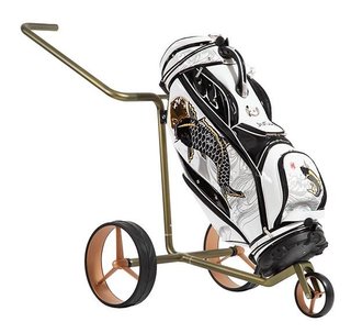 JuCad Carbon Verde Rosé manuell vagn, specialutgåva + bärbag JTT