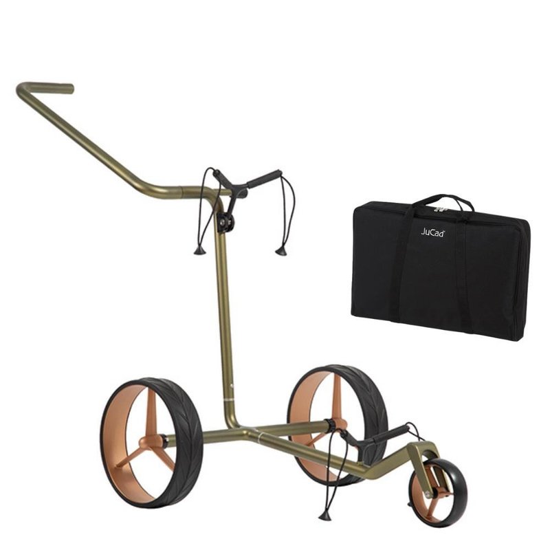 JuCad Carbon Verde Rosé manuell vagn, specialutgåva + bärbag JTT