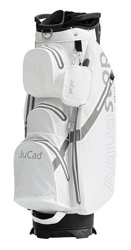JuCad AquaStop Plus Facelift cart bag, vit/grå
