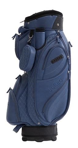 JuCad Style cart bag, mörkblå/läderimitation