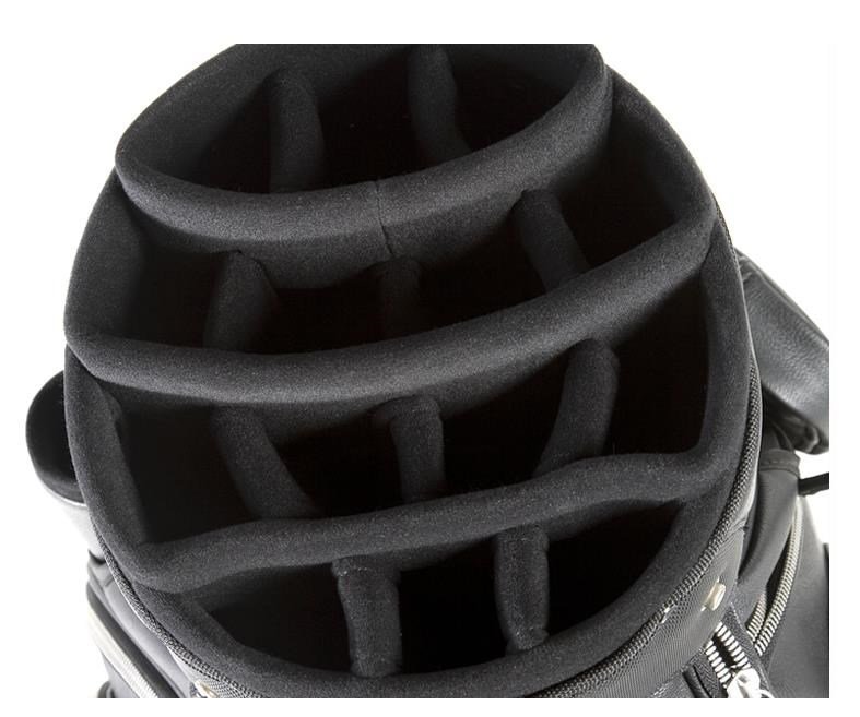 JuCad Style cart bag, mörkblå/läderimitation