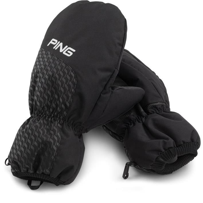 PING Golf Ping Cart Mittens herr golfhandskar, svart