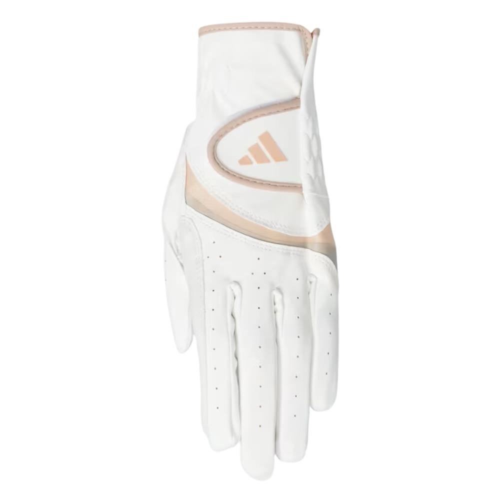 Adidas Adizero damgolfhandske, vit/wonder taupe